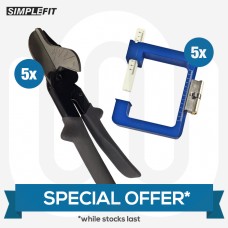 EASTER CRACKING DEAL! 5 x Solid Blade Gasket / Mitre Shears & 5 x Double Gauger 3